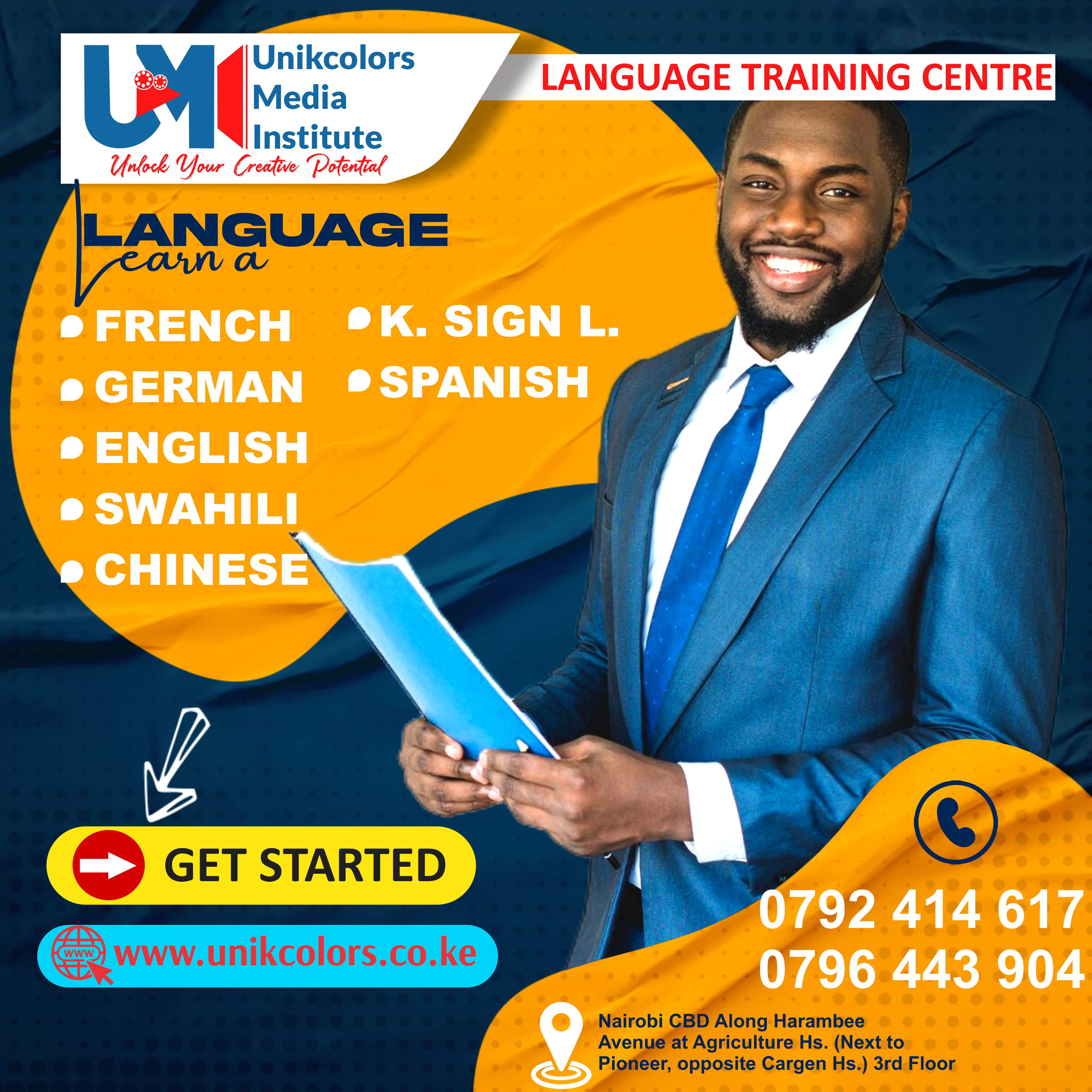 LANGUAGE TRAINING CENTRE - GERMAN | ENGLISH | FRENCH | CHINESE | SPANISH | SWAHILI | KENYA SIGN LANG